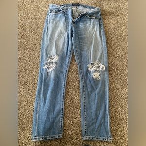 Size 8/29 Distressed Lucky Brand Light Wash Jeans